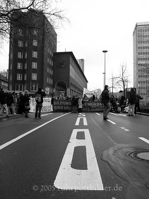 Studentenprotest in Essen